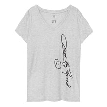Load image into Gallery viewer, Women’s recycled v-neck t-shirt